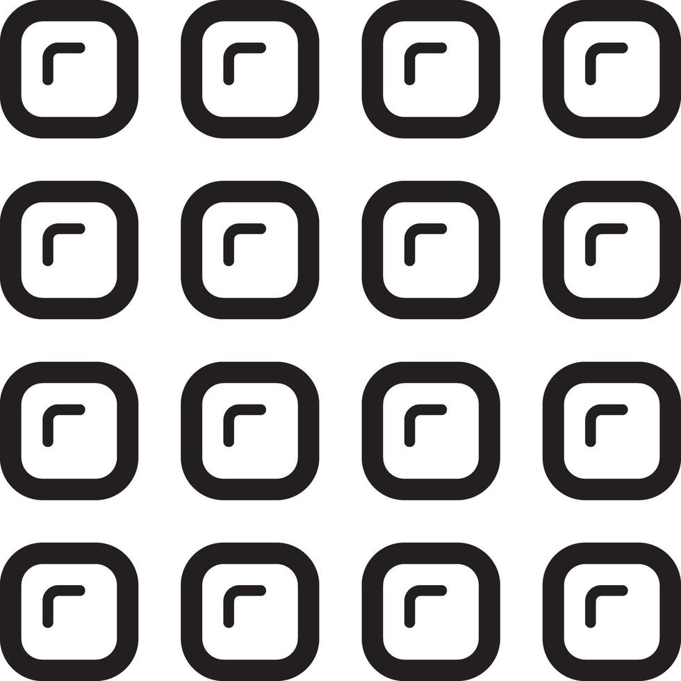 Line icon for category vector