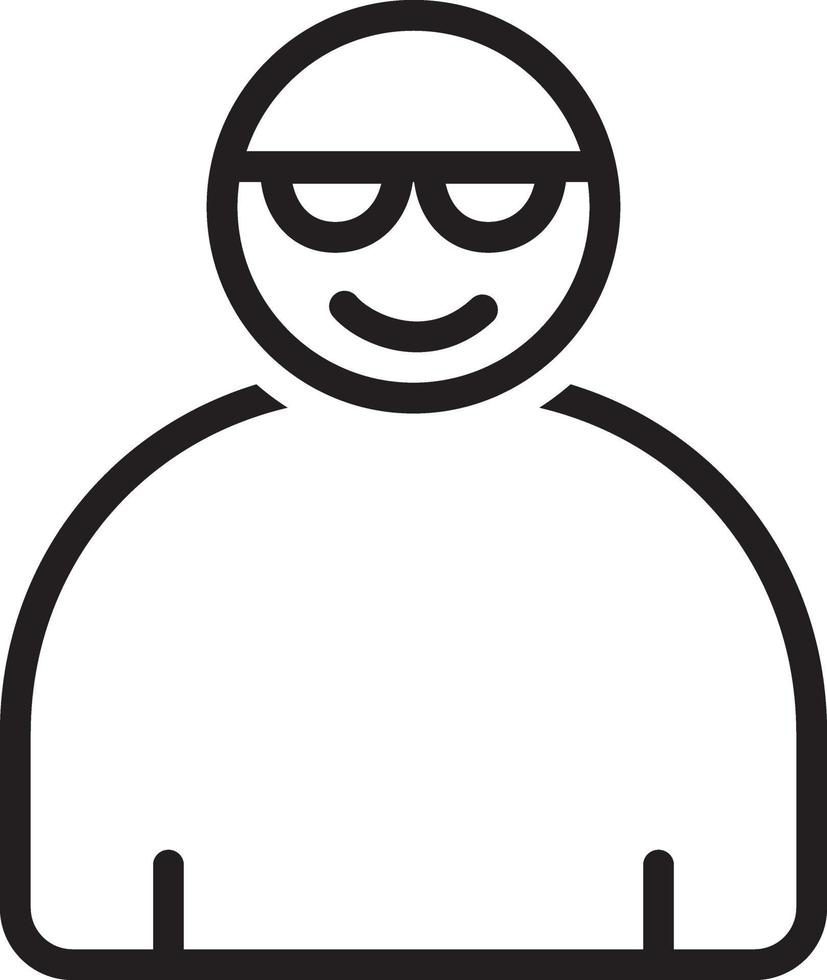 Line icon for cool vector