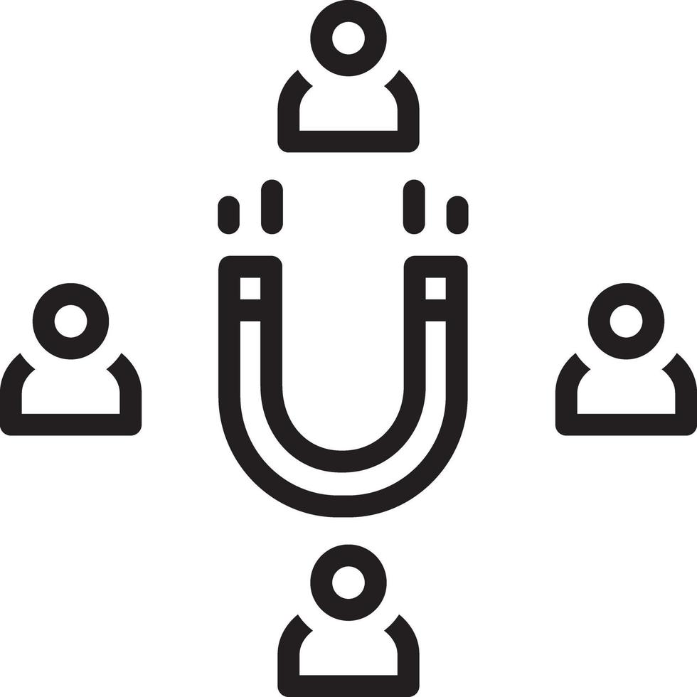 Line icon for attractive vector