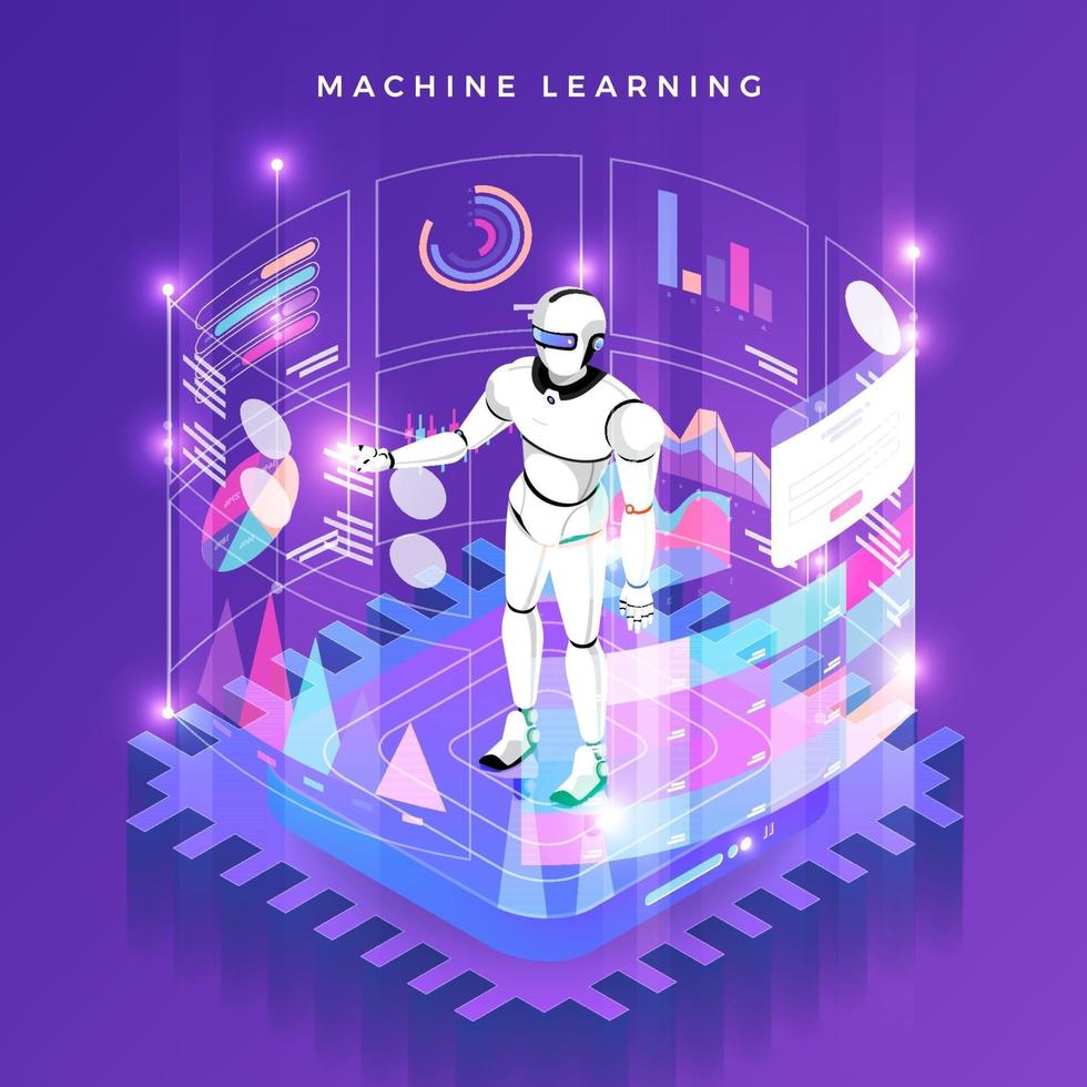 Machine learning technology vector