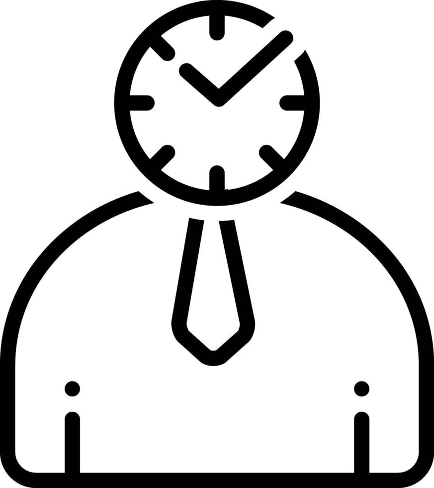 Line icon for punctual vector