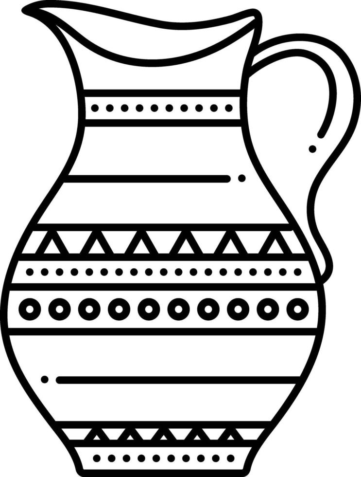 Line icon for antique vector