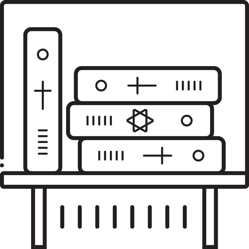 icono de línea para antiguo vector