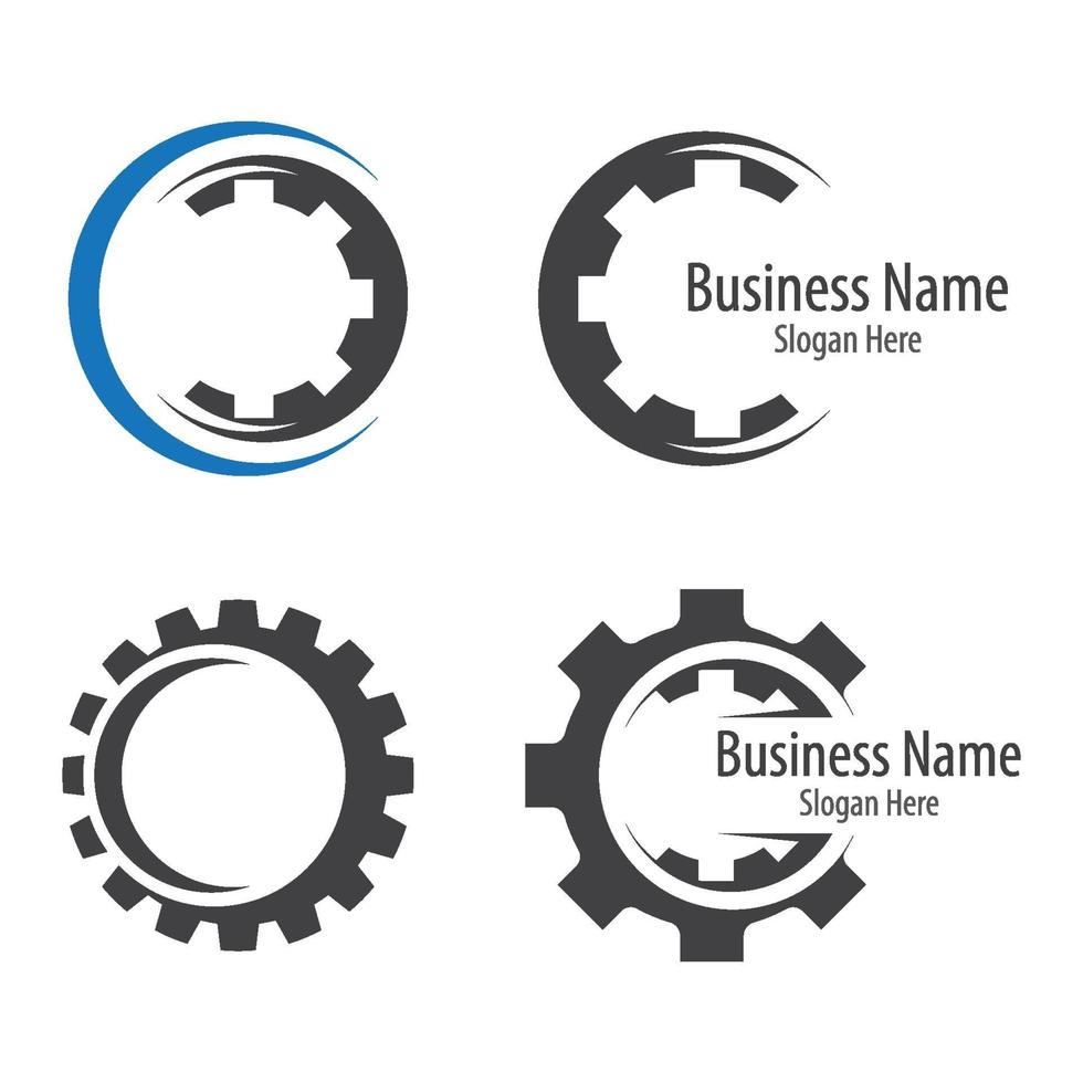 Gear logo images vector