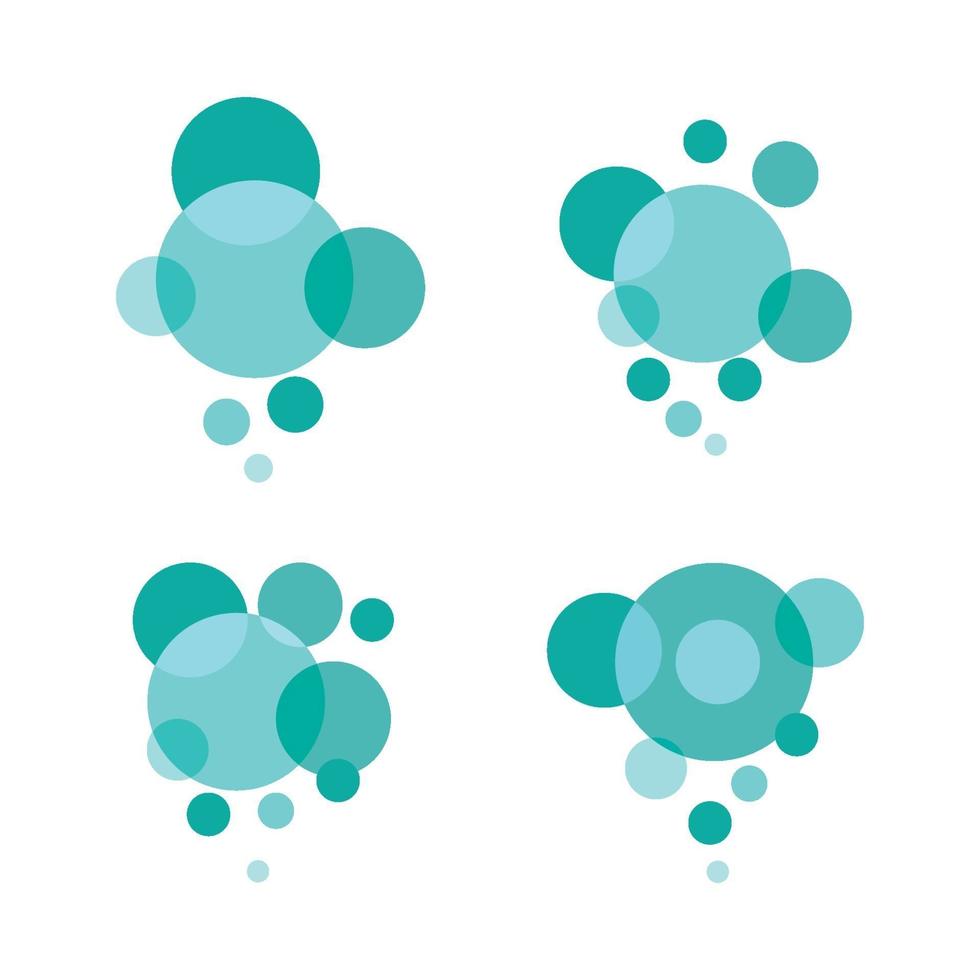 Water bubble images illustration vector