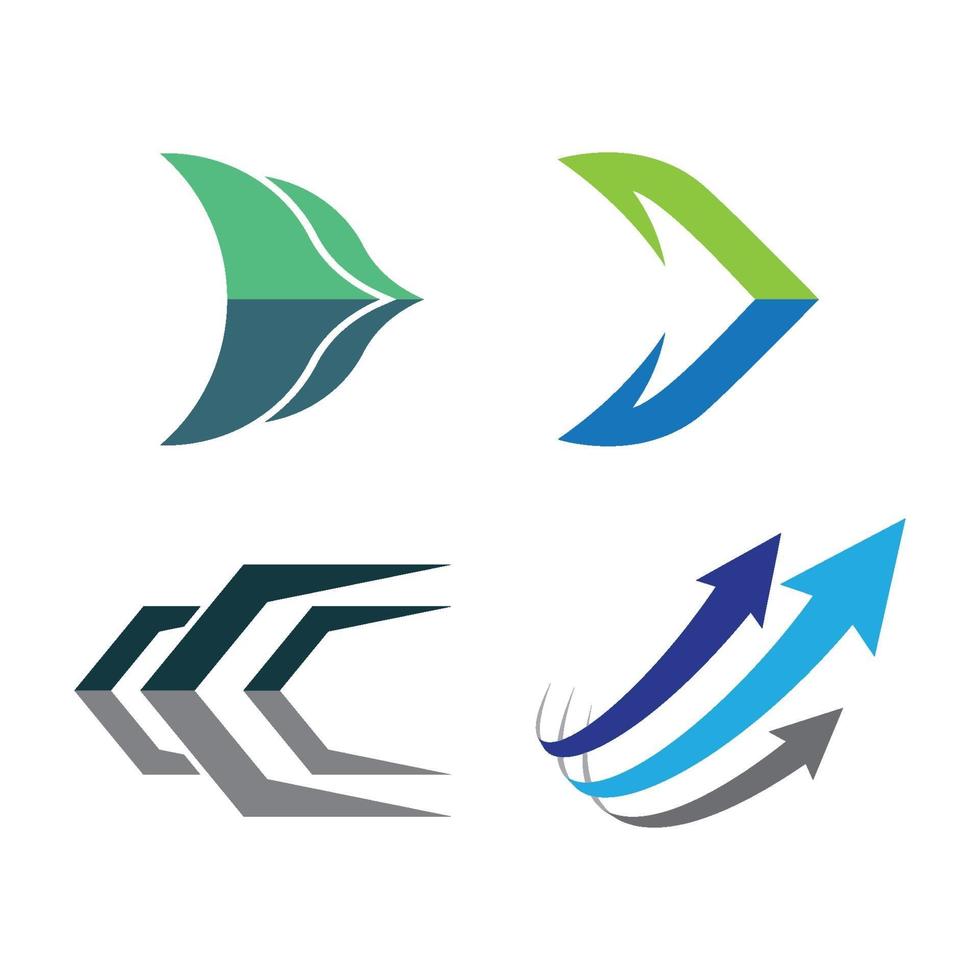 Arrow logo images vector