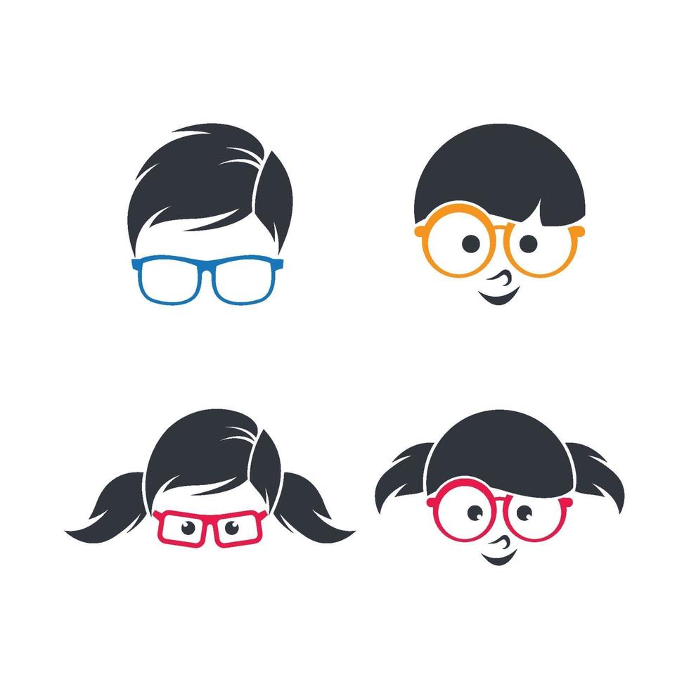 Geek logo images vector