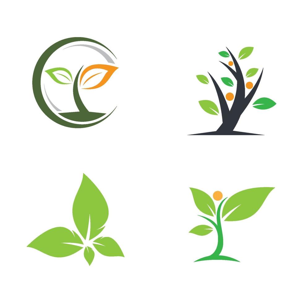 Tree logo images design vector