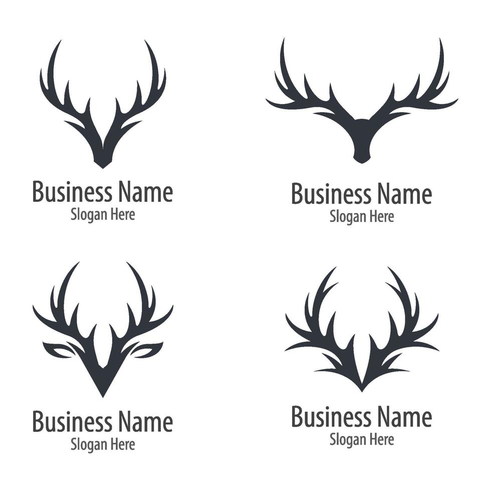 Deer logo images illustration vector