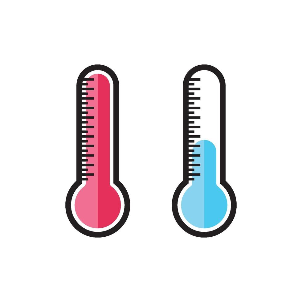 Thermometer logo images illustration vector