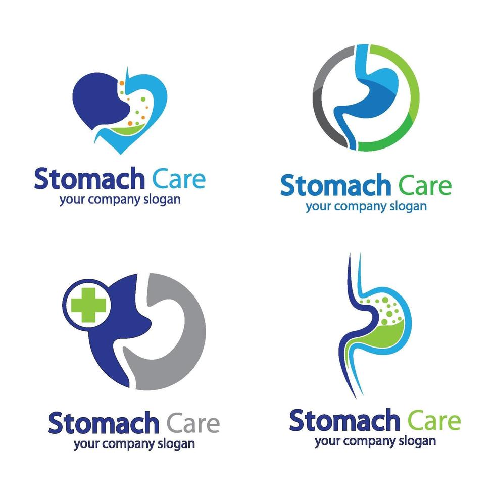 Stomach logo images illustration vector