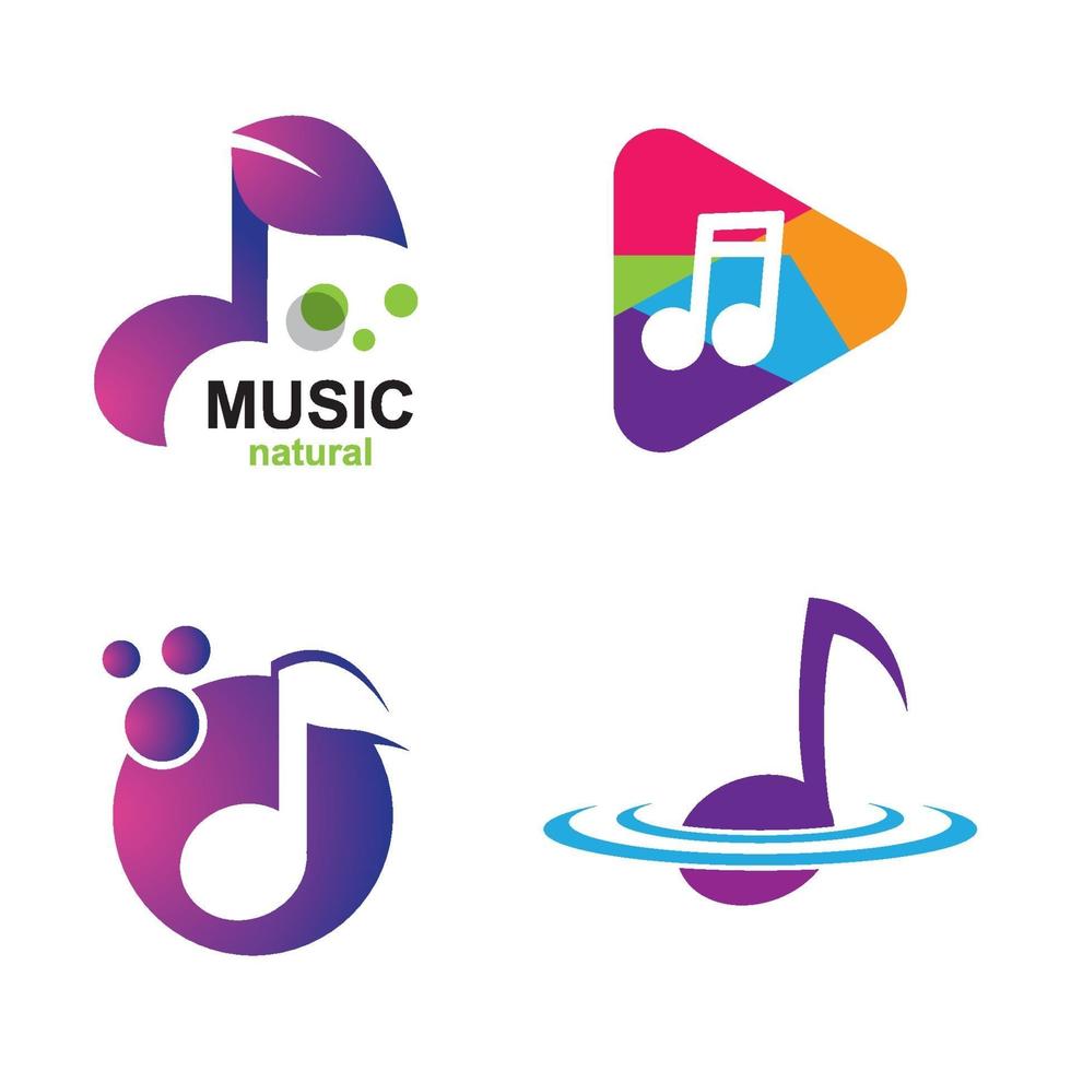 imagenes logo musica vector