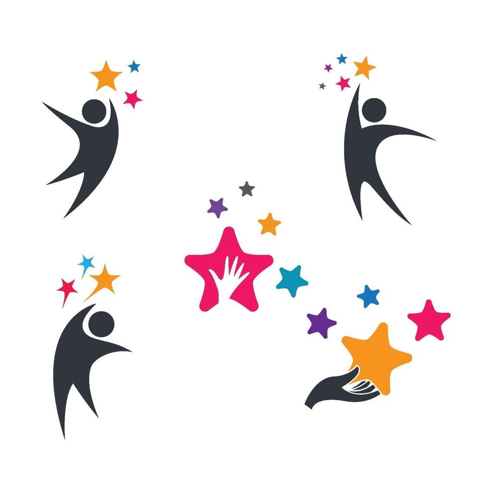 Take a star logo images illustration vector