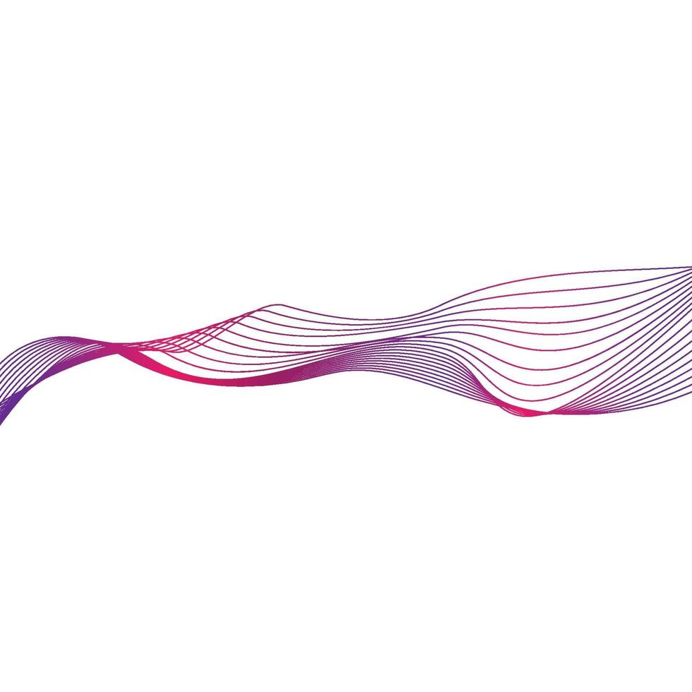 Wave line images vector