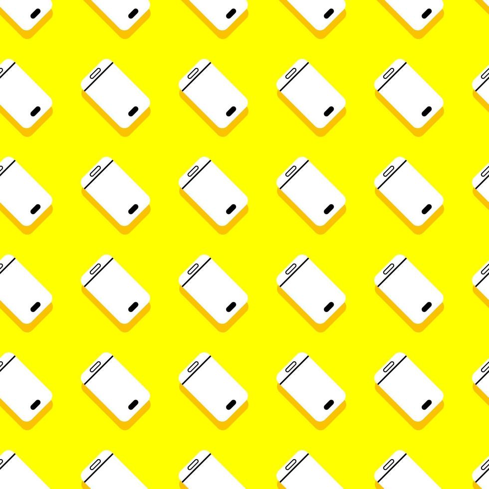 Seamless  background pattern smartphone. Mobile device. Vector illustrate.