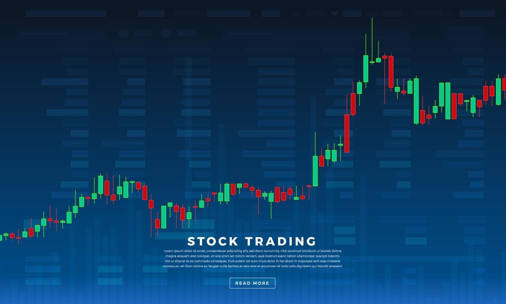 bolsa de valores vector