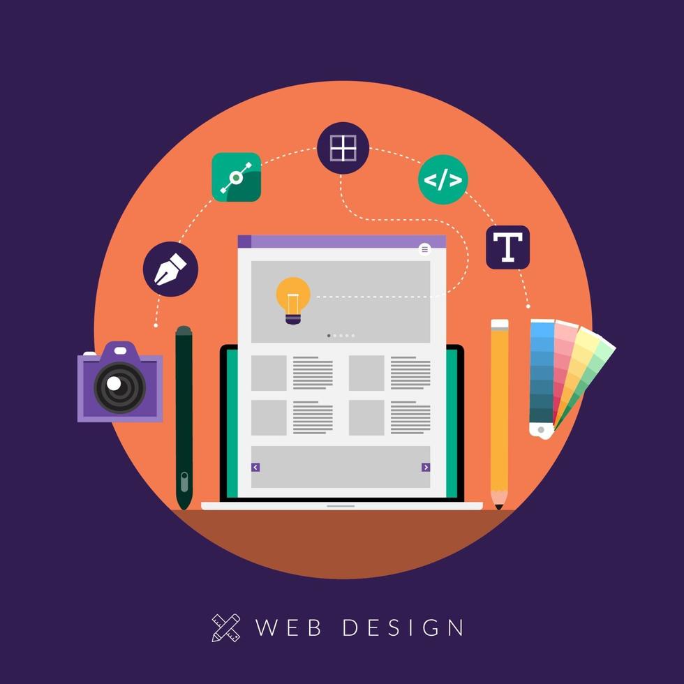 concept web design vector