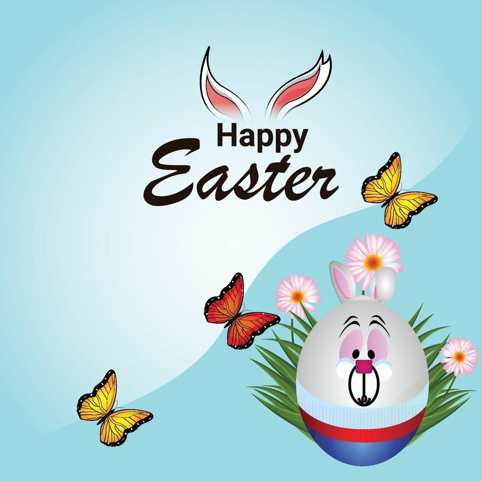 Happy easter day brazilian festival background vector