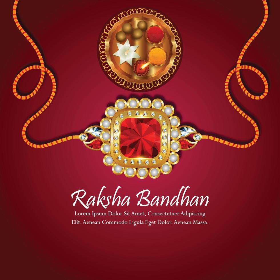 Fondo de celebración feliz raksha bandhan vector