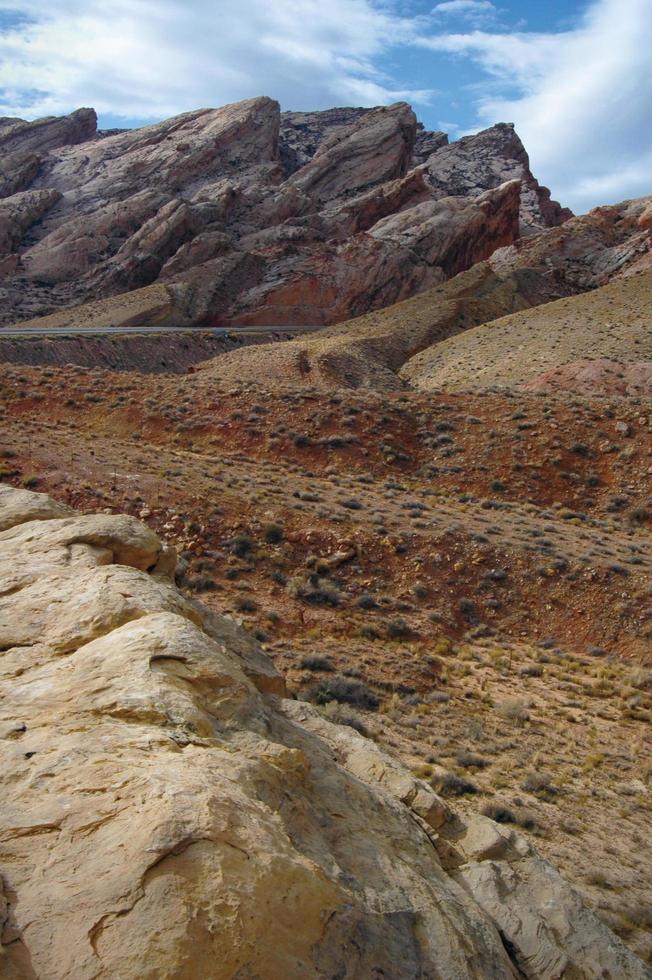 rango geológico en el desierto foto