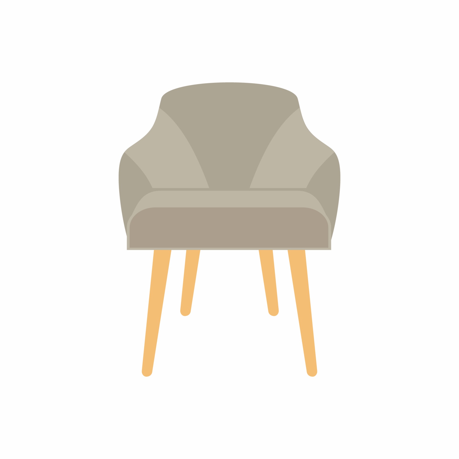 pic Pastel Color Sofa vector armchair illustration light