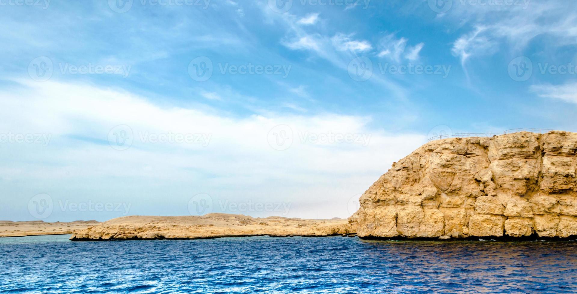 Rock formations and the sea photo