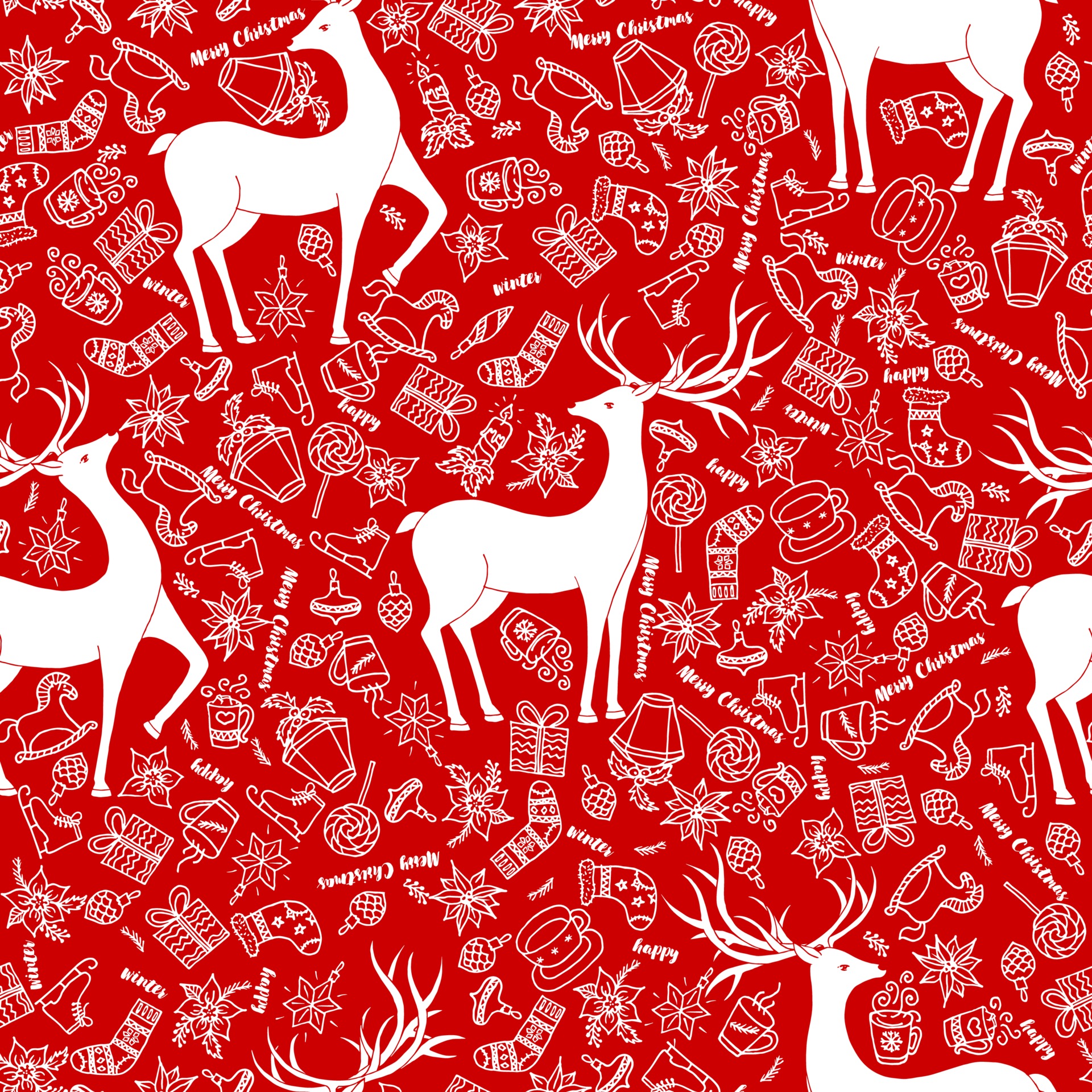 Christmas Patterns Wrapping Paper