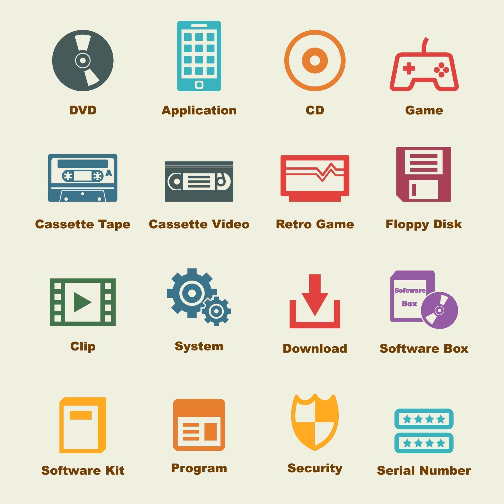 software vector elements 2217767 Vector Art at Vecteezy