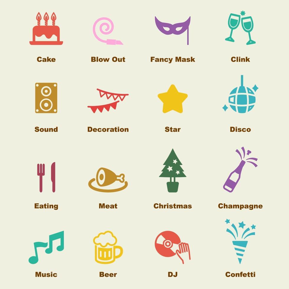 party vector elements