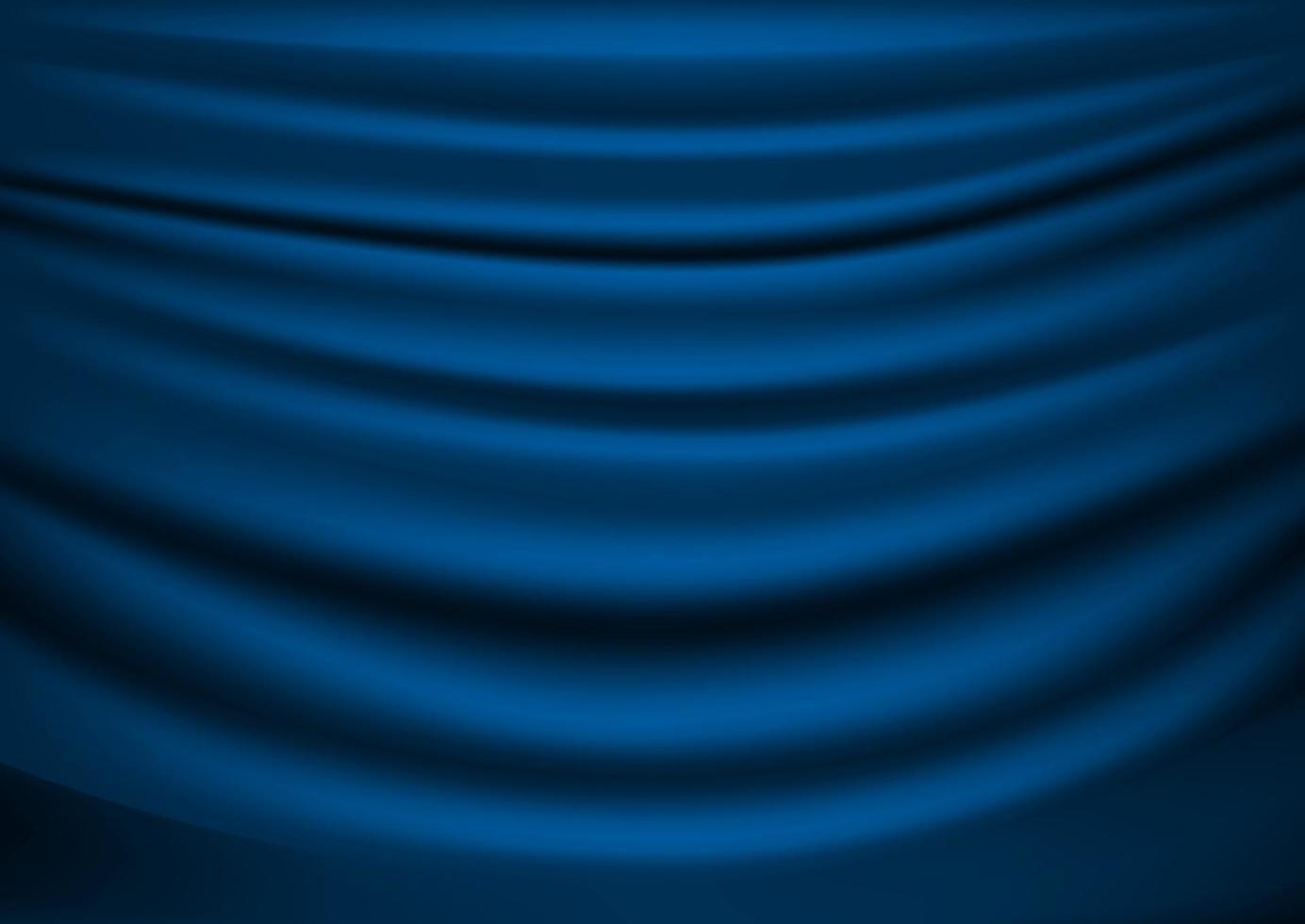 Blue drapery Abstract vector background