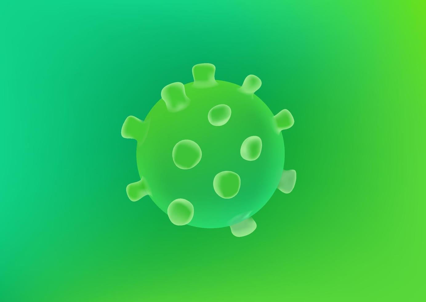 Science abstract background with the virus vector