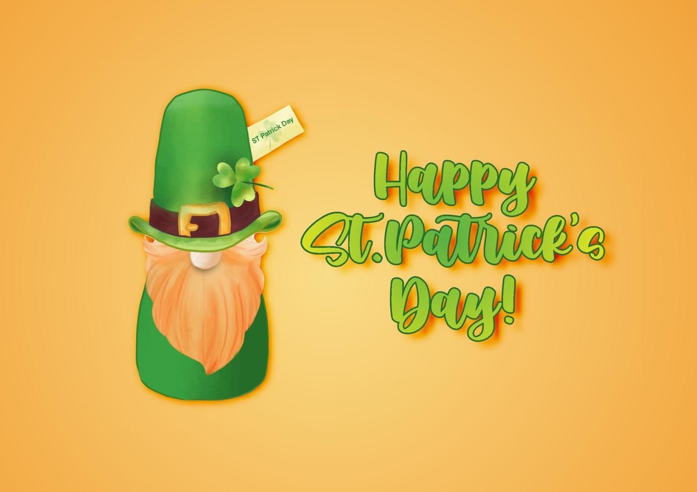 Happy St. Patrick's Day Background Vector illustration