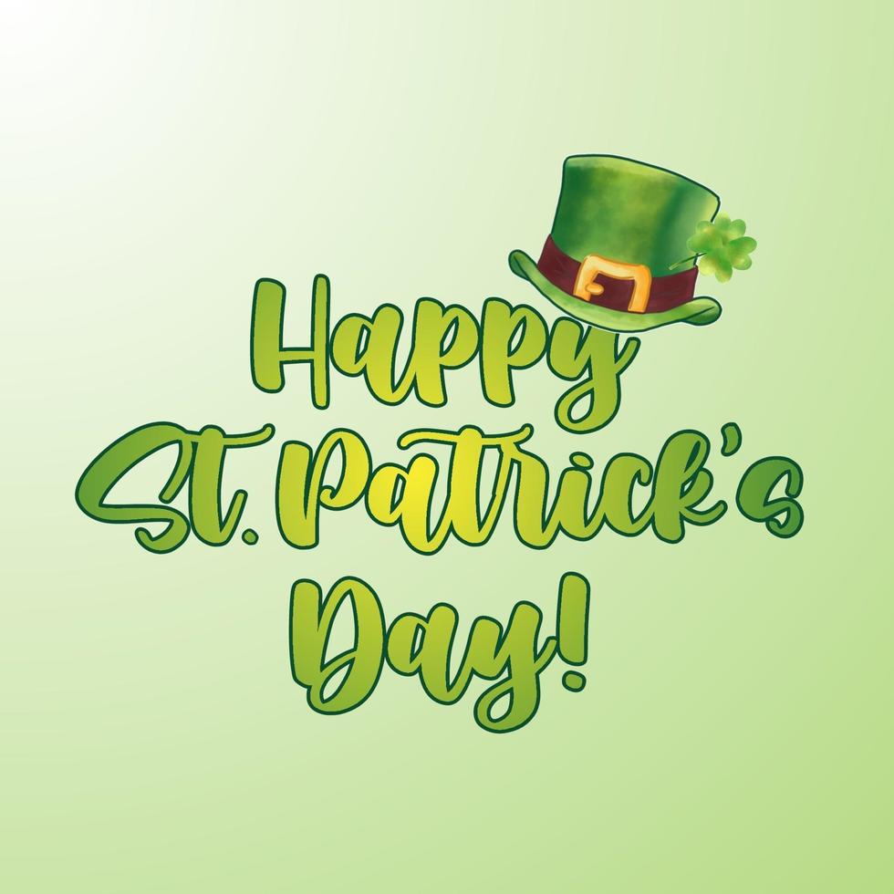 Happy St. Patrick's Day Background Vector illustration