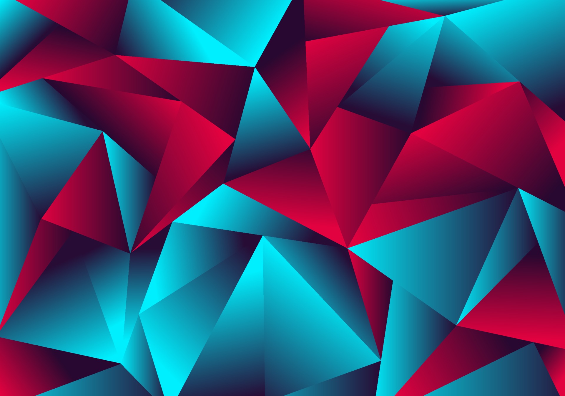 Abstract low polygon red blue gradient color neon light with a reflection  on triangle background texture 2218798 Vector Art at Vecteezy