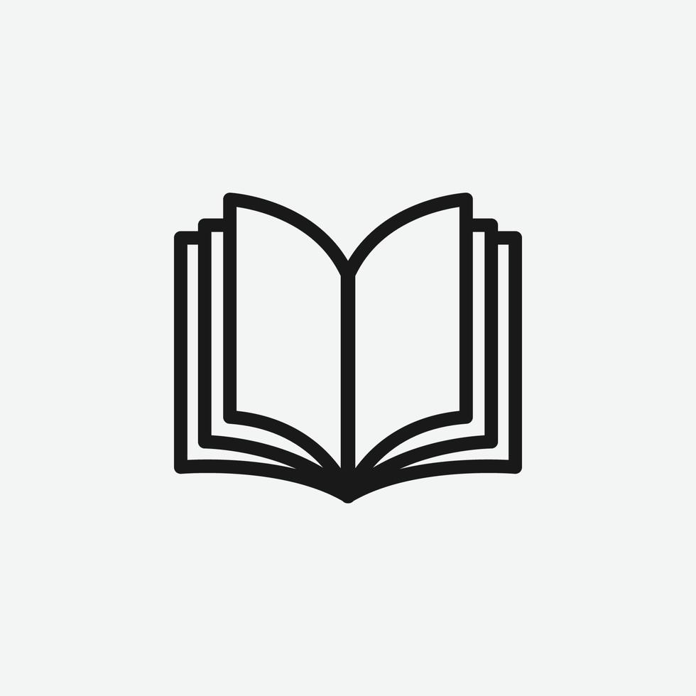 vector illustration of book icon