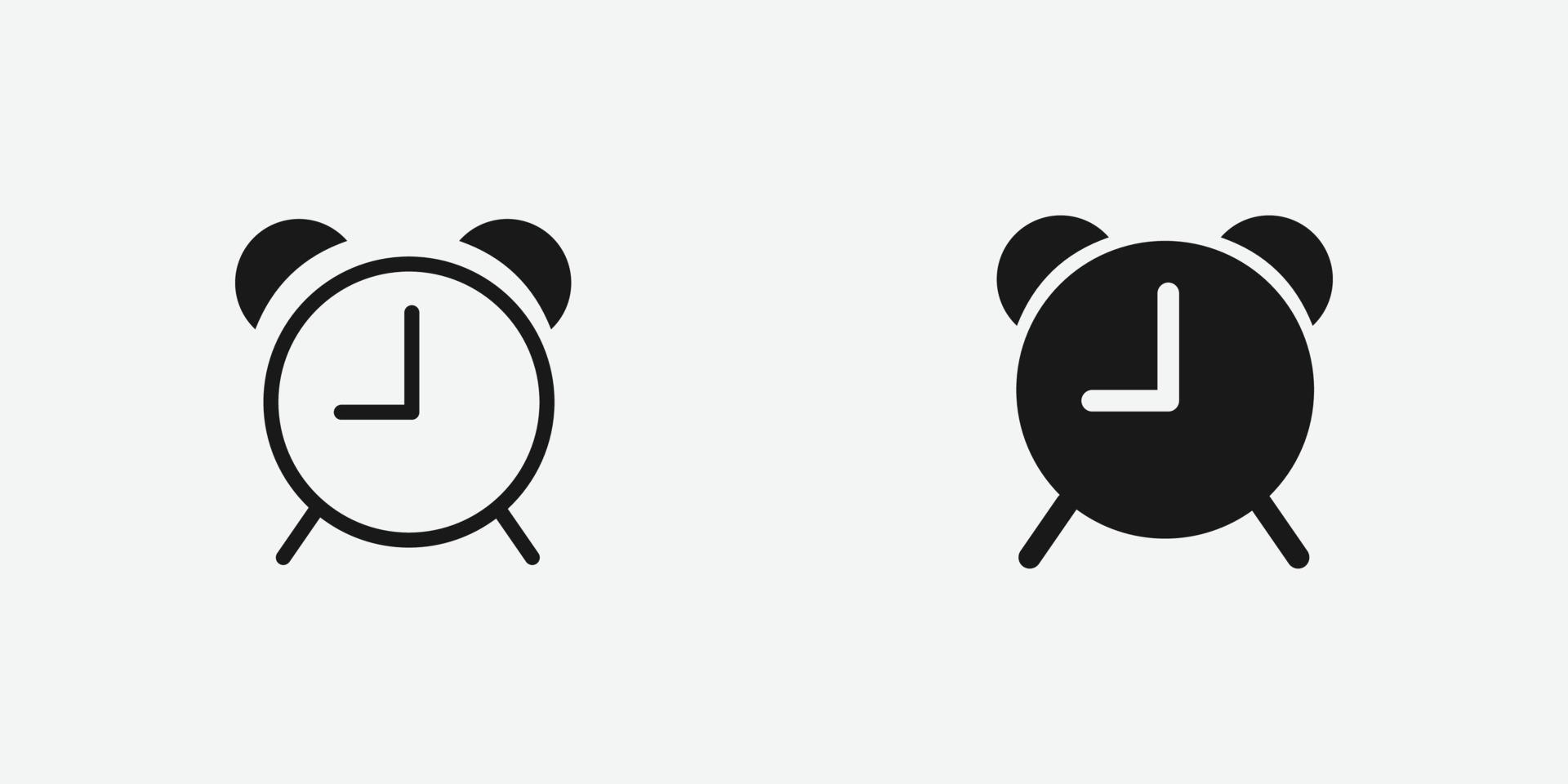 vector illustration of alarm clock icon 2219591 Vector Art at Vecteezy