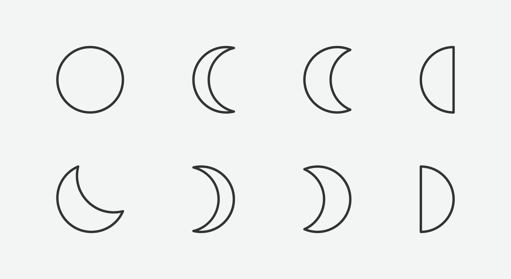 conjunto de iconos de símbolo meteorológico. ilustración vectorial de iconos del tiempo para diseño gráfico, sitio web y móvil. vector