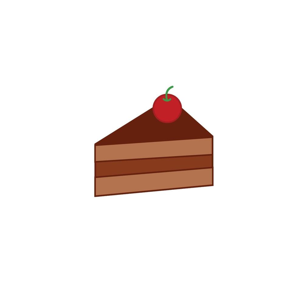 cake vector icon. sweet vector illustration icon. delicious, desserts sign icon.