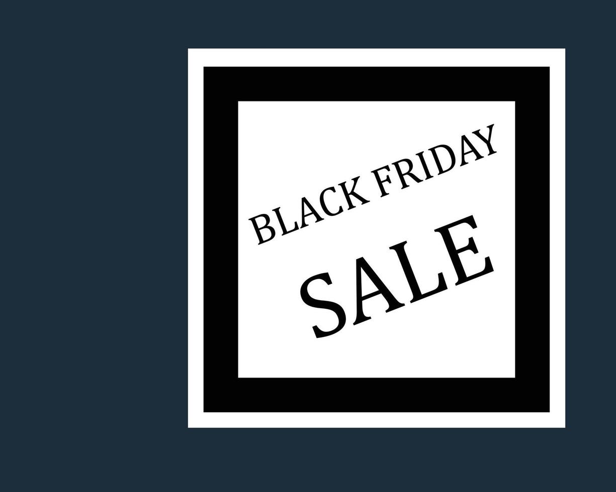 Black Friday Sale vector