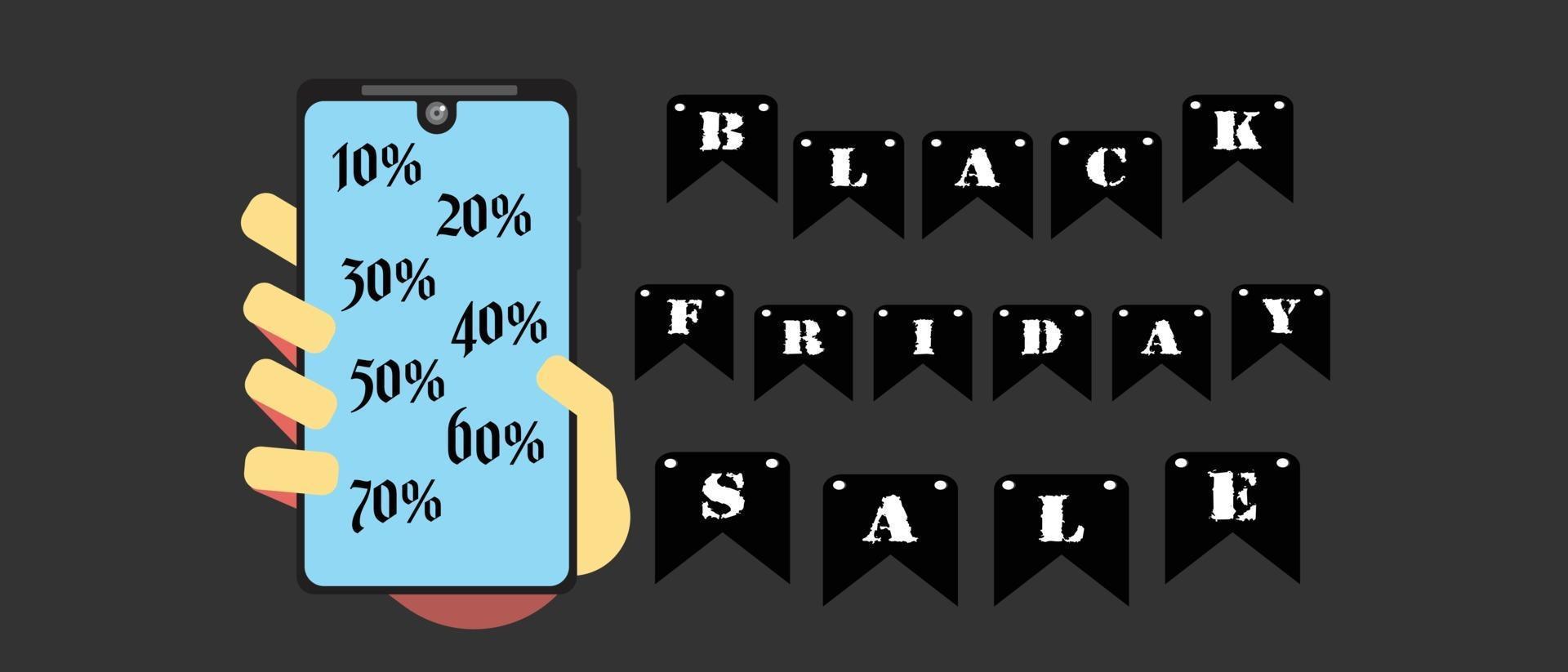 Black Friday Sale vector