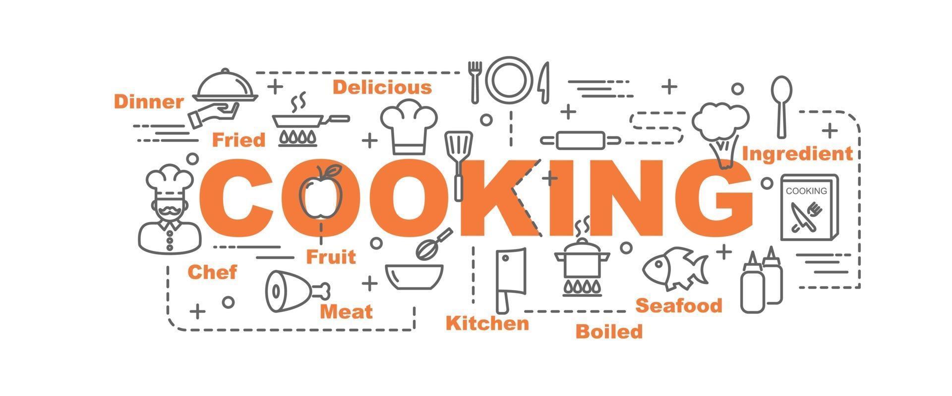 cooking vector banner