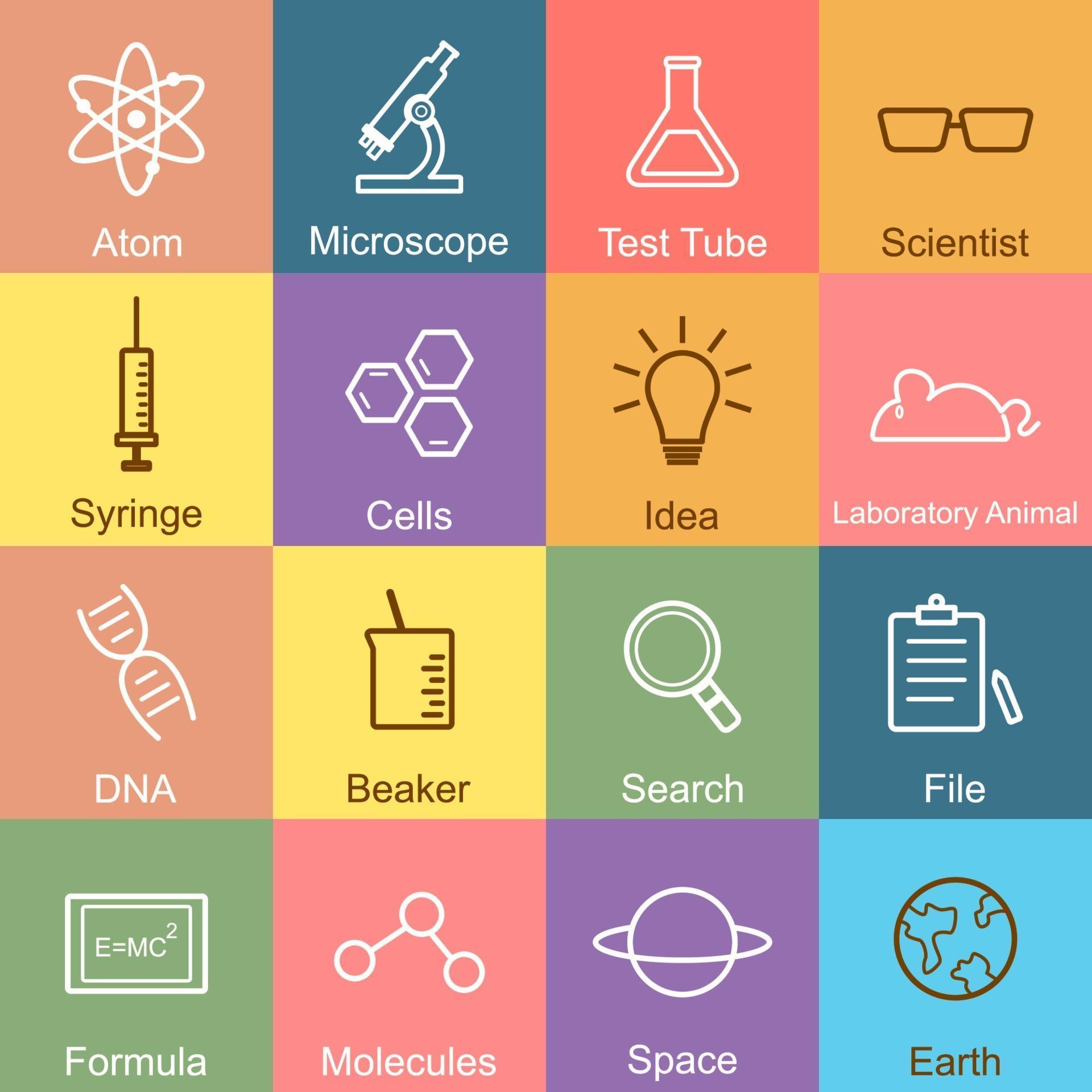 science outline design 2220355 Vector Art at Vecteezy