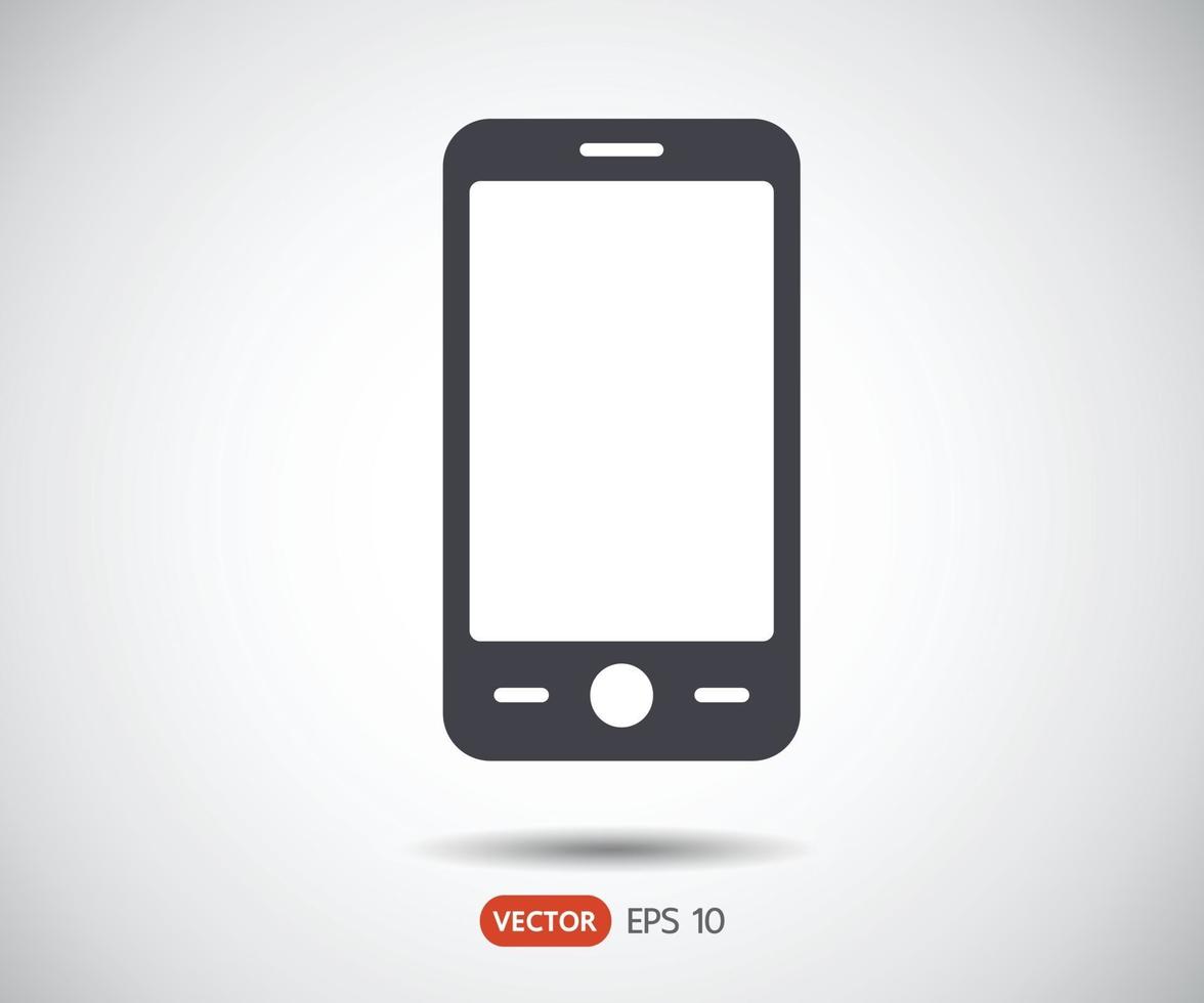 smartphone icon, Mobile phone logo vector illustration