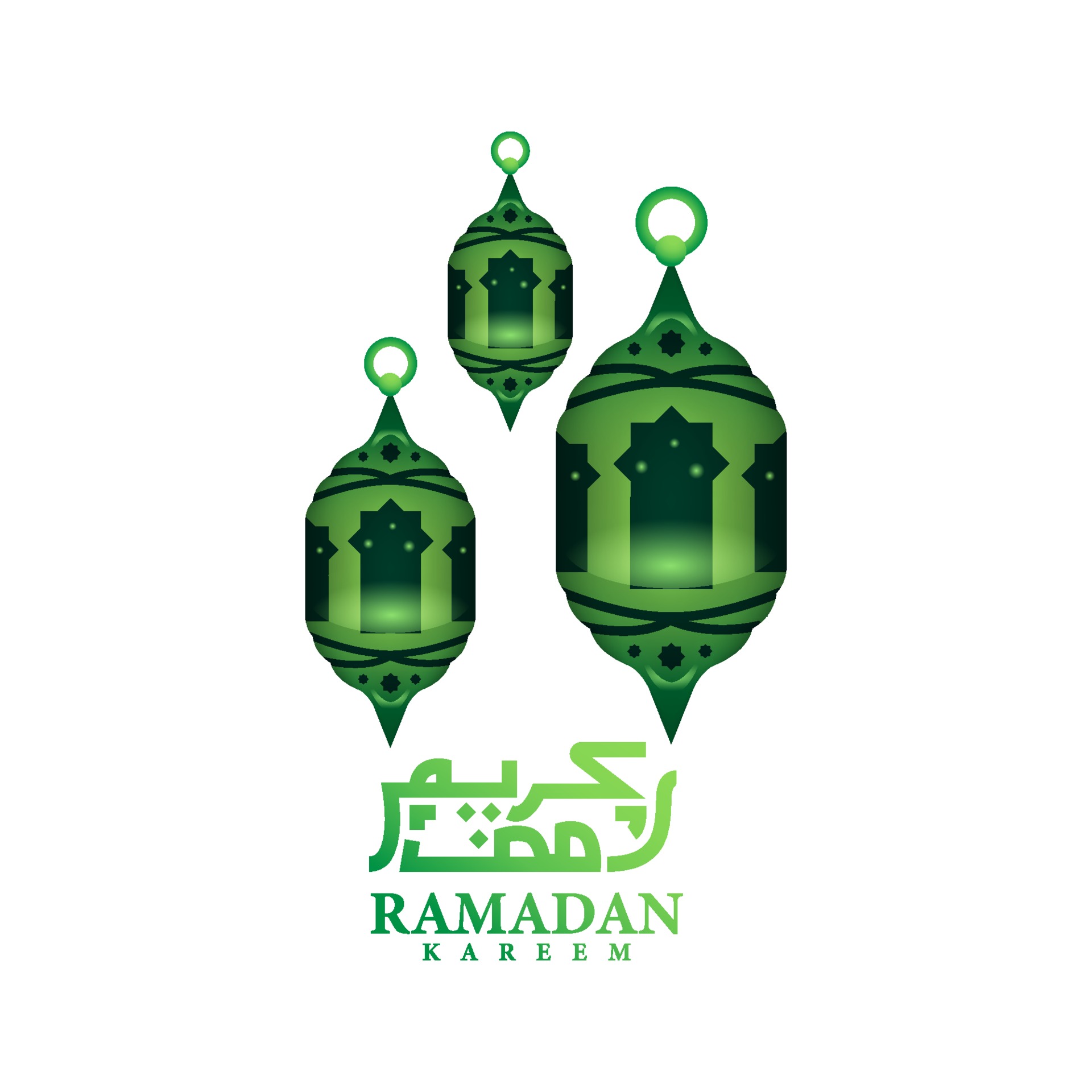 Green Lantern With Ramadan Kareem Calligraphy Design Vector 2220648 Download Free Vectors Clipart Graphics Vector Art