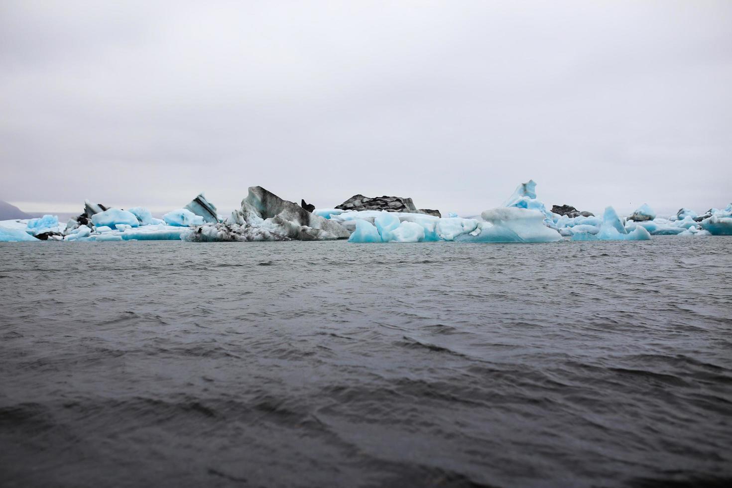 Glacier lagoon in Iceland photo