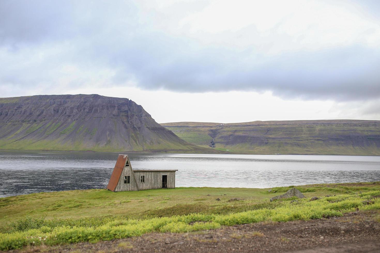 Shack on the Ring Road in Iceland photo