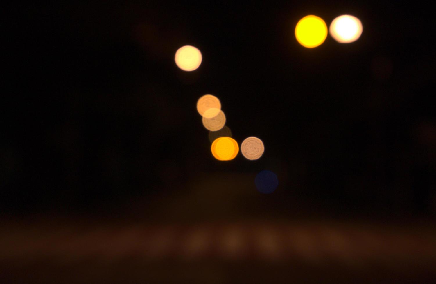 Beautiful night lights, signals control at the crosswalk photo