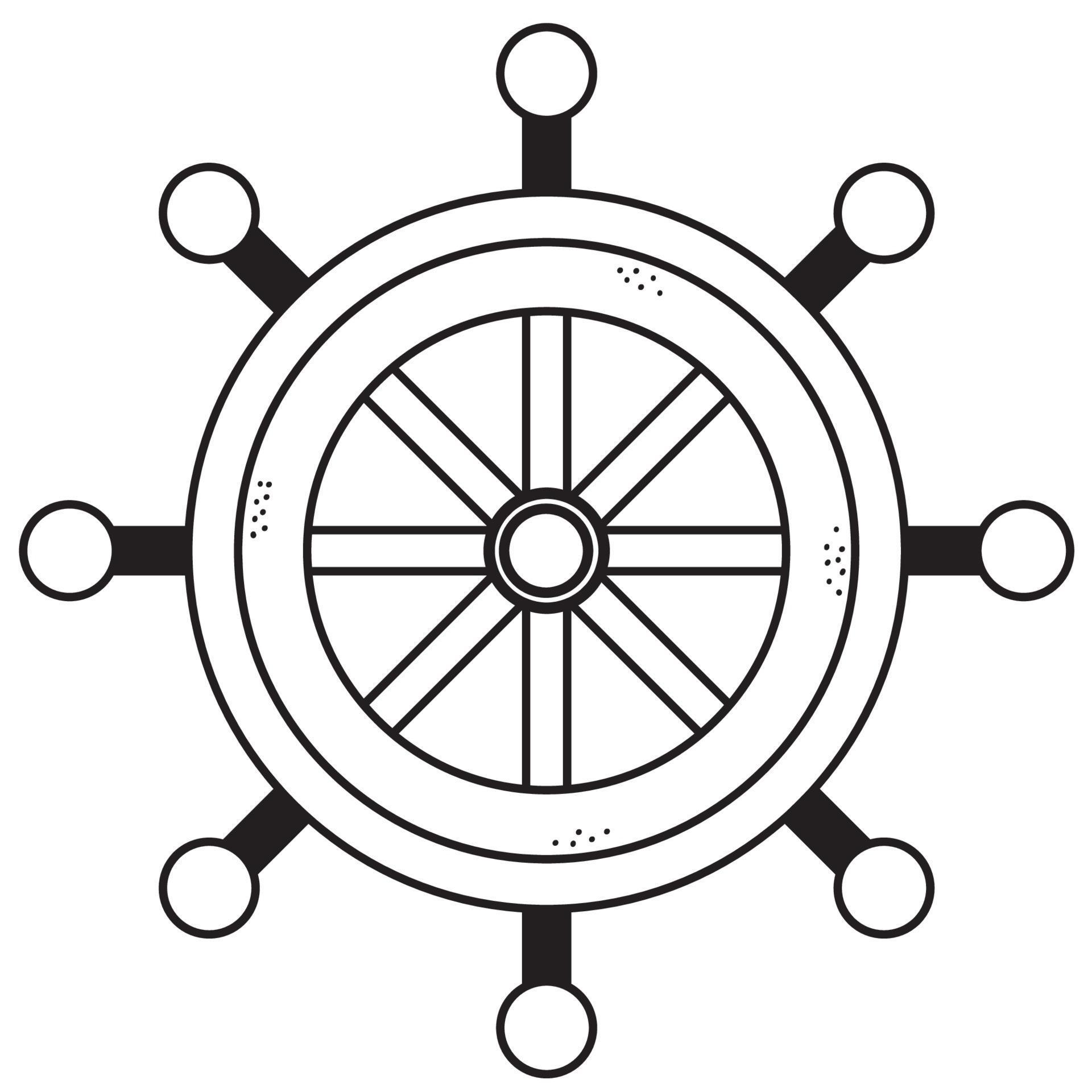 volante del barco. el elemento de control del barco es el timón. 2222606 Vector en Vecteezy volante del barco. el elemento de control del barco es el timón. 2222606 Vector en Vecteezy