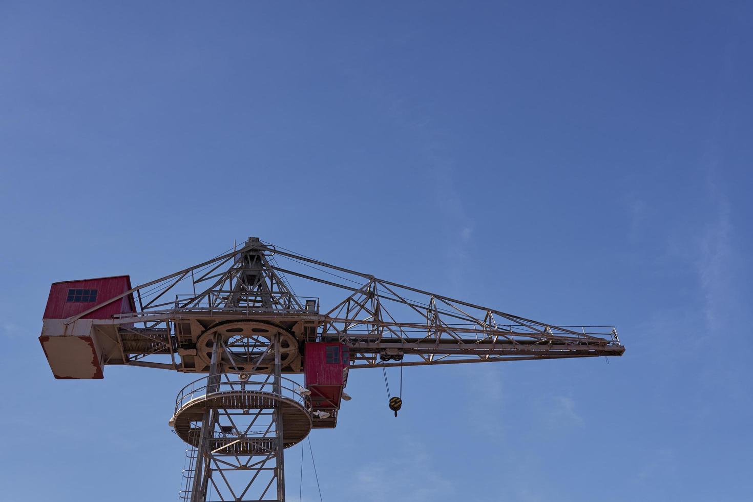 Crane in the sky photo