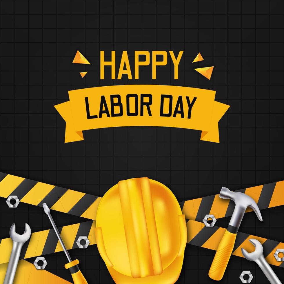 Happy labor day design vector